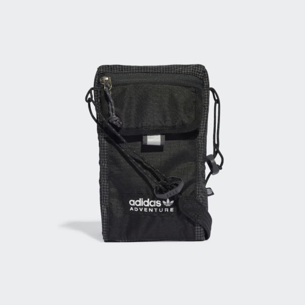 Adidas Aventure Drapeau Sac Petit Mode Noir