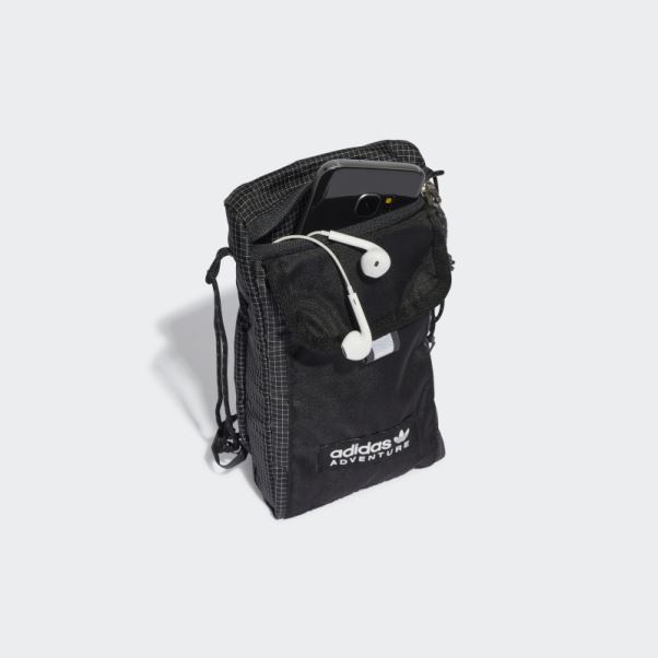 Adidas Aventure Drapeau Sac Petit Mode Noir