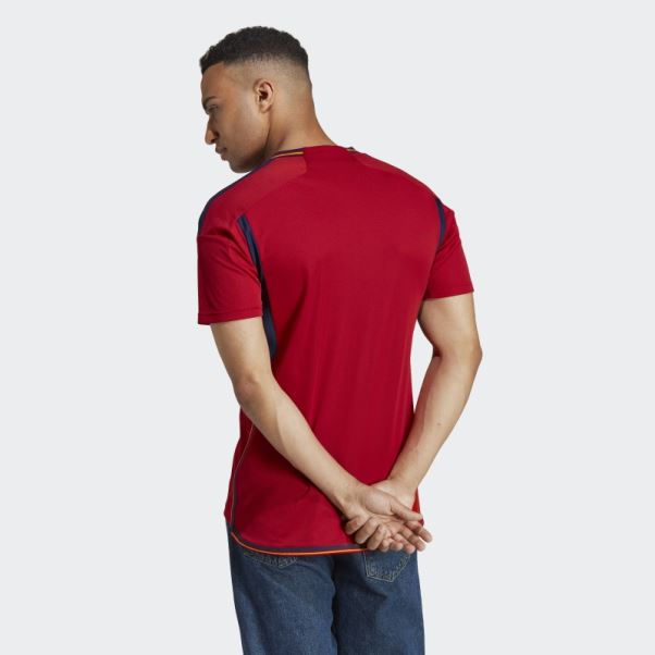 Maillot Domicile Espagne 22 Adidas Rouge