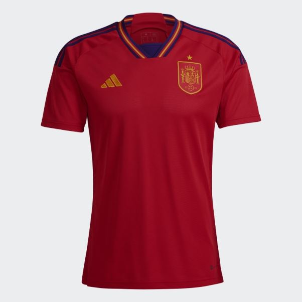Adidas Maillot Domicile Espagne 22 Bleu Marine élégant