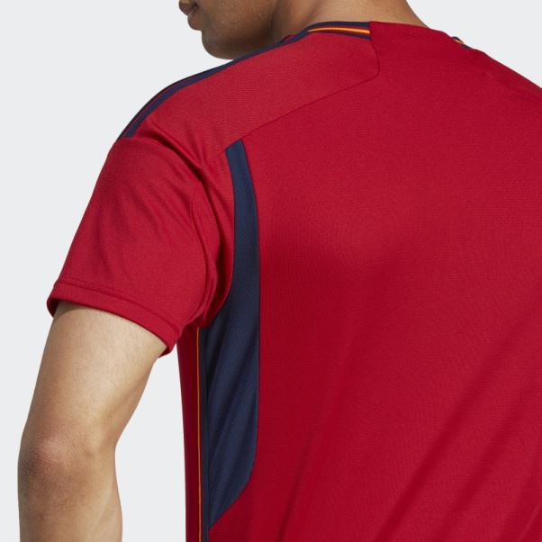Adidas Maillot Domicile Espagne 22 Bleu Marine élégant