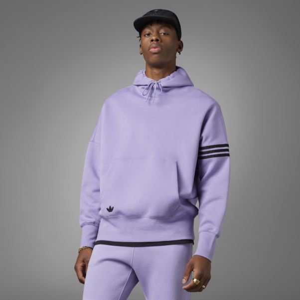 Sweat à Capuche Adicolor Neuclassics Lilas Adidas