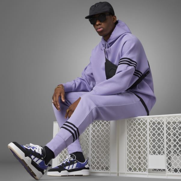 Sweat à Capuche Adicolor Neuclassics Lilas Adidas