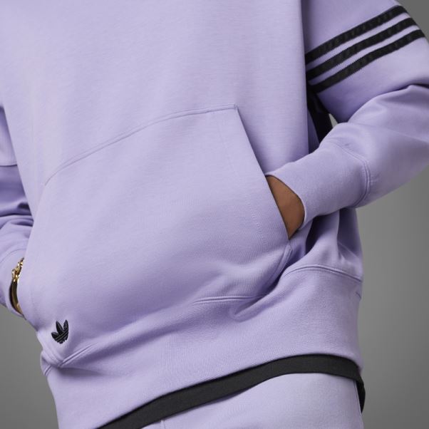 Sweat à Capuche Adicolor Neuclassics Lilas Adidas