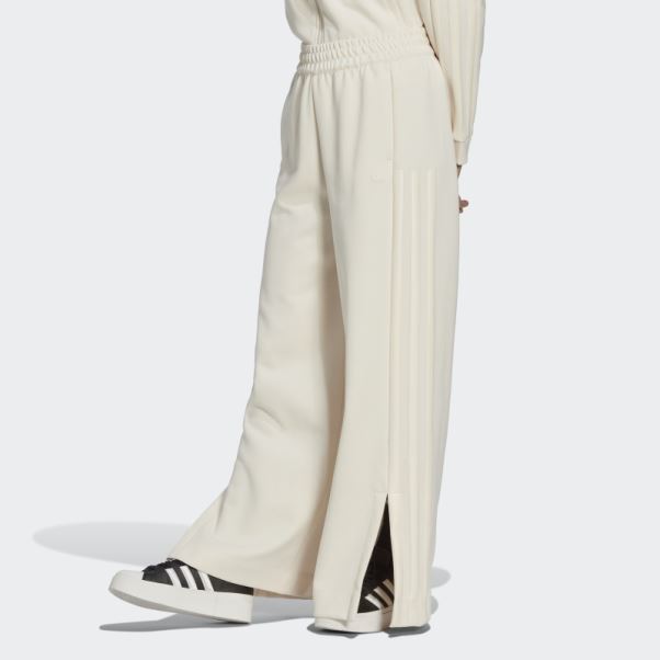 Pantalon De Survêtement Adidas Adicolor Contempo Chunky Stripes Blanc