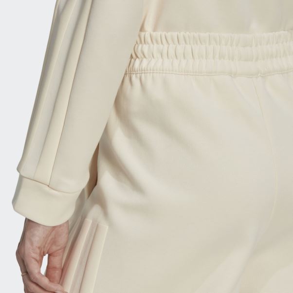 Pantalon De Survêtement Adidas Adicolor Contempo Chunky Stripes Blanc