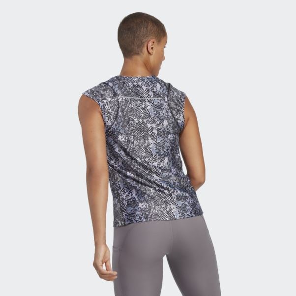 T-shirt De Course Rapide Adidas Noir En Plastique Parley Ocean