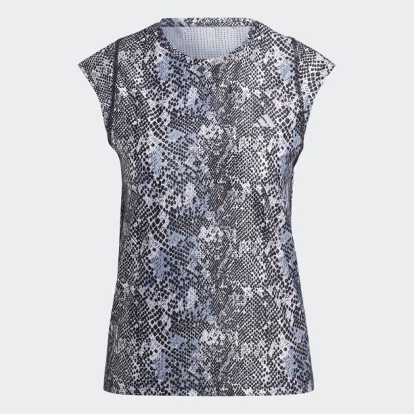 T-shirt De Course Rapide Adidas Noir En Plastique Parley Ocean