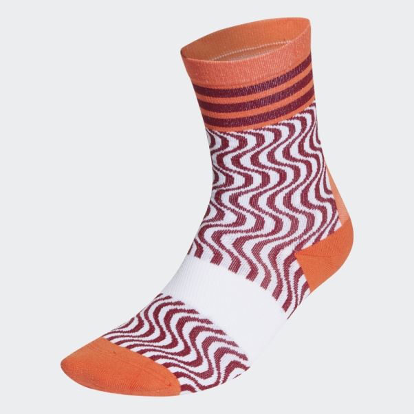 Chaussettes Adidas By Stella Mccartney Crew Bordeaux