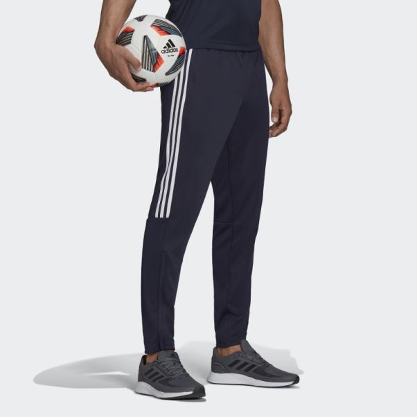 Aeroready Sereno Slim Pantalon Fuselé à 3 Bandes Adidas Ink