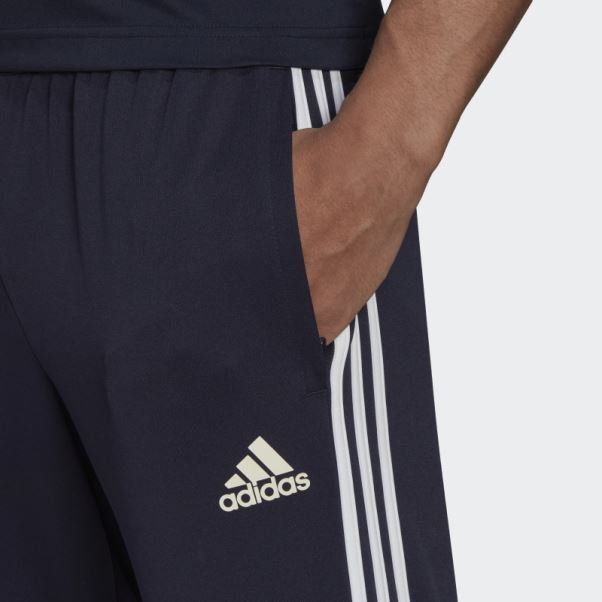 Aeroready Sereno Slim Pantalon Fuselé à 3 Bandes Adidas Ink