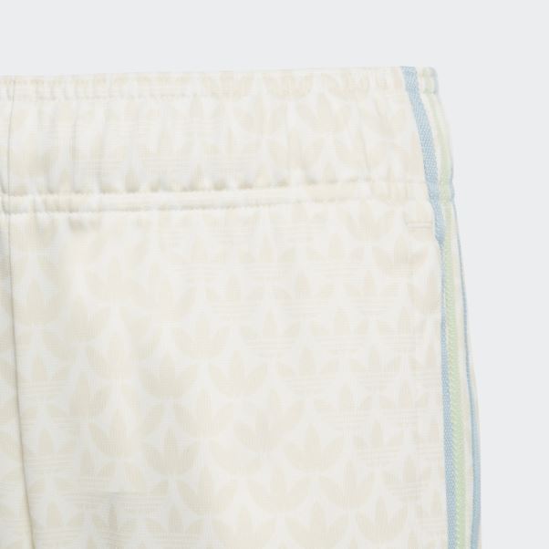 Pantalon De Survêtement à Monogramme Adidas Blanc