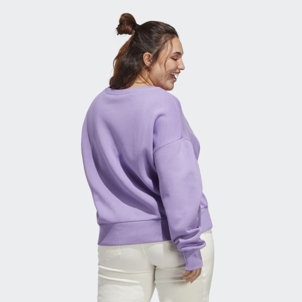 Sweat Adidas All Szn Polaire (grande Taille) Violet