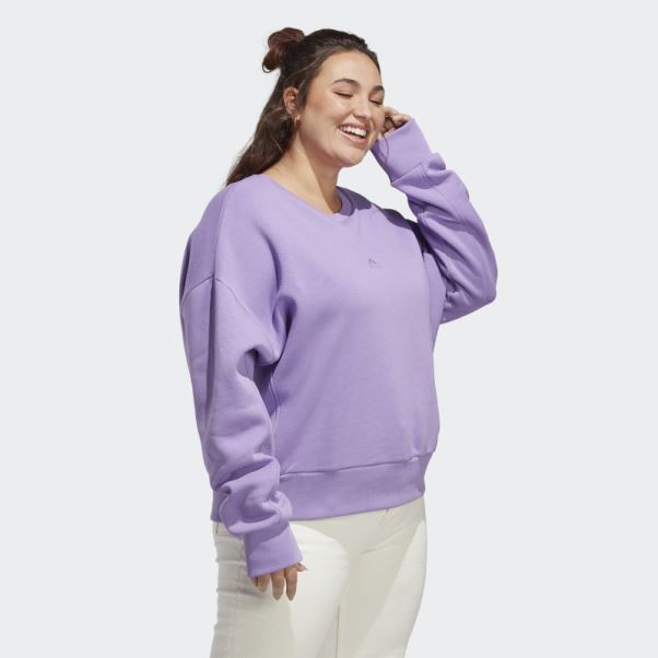 Sweat Adidas All Szn Polaire (grande Taille) Violet
