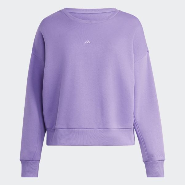 Sweat Adidas All Szn Polaire (grande Taille) Violet