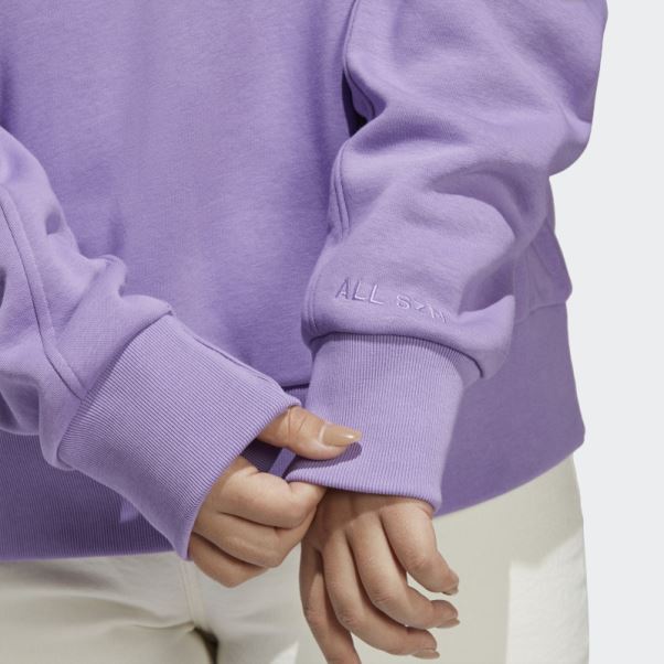 Sweat Adidas All Szn Polaire (grande Taille) Violet