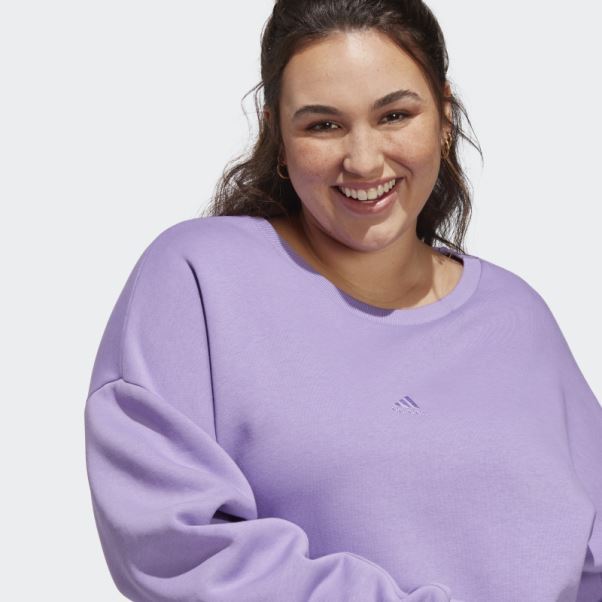 Sweat Adidas All Szn Polaire (grande Taille) Violet