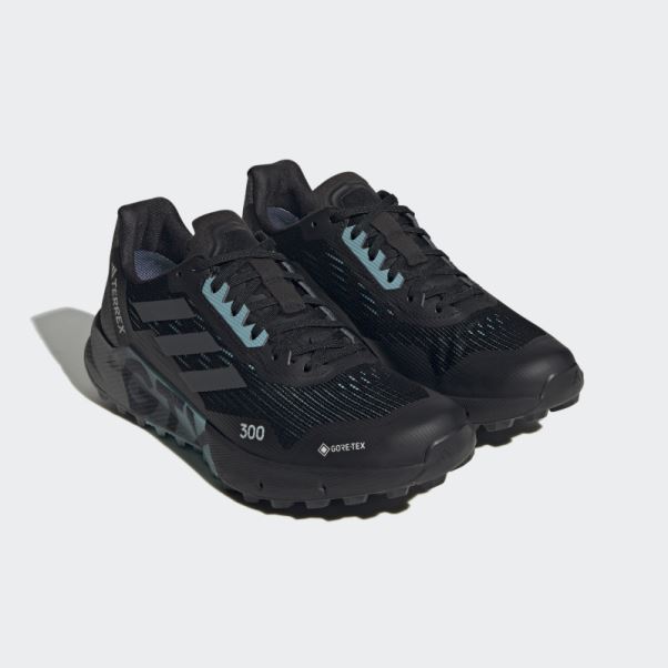 Chaussures De Course Sur Sentier Adidas Terrex Agravic Flow 2.0 Gore-tex Gris Dash