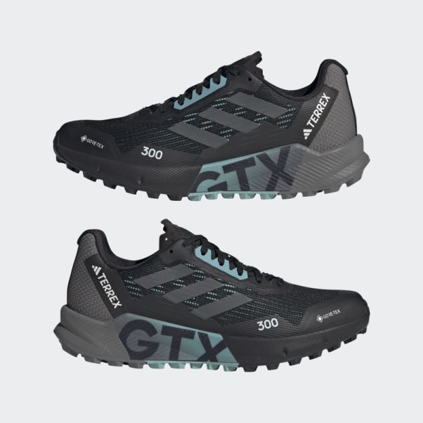 Chaussures De Course Sur Sentier Adidas Terrex Agravic Flow 2.0 Gore-tex Gris Dash