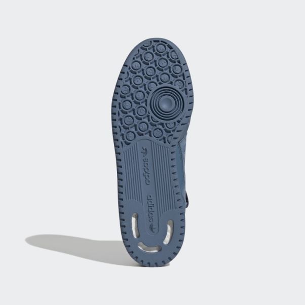 Forum Mid Parley Chaussures Adidas Bleu Altéré