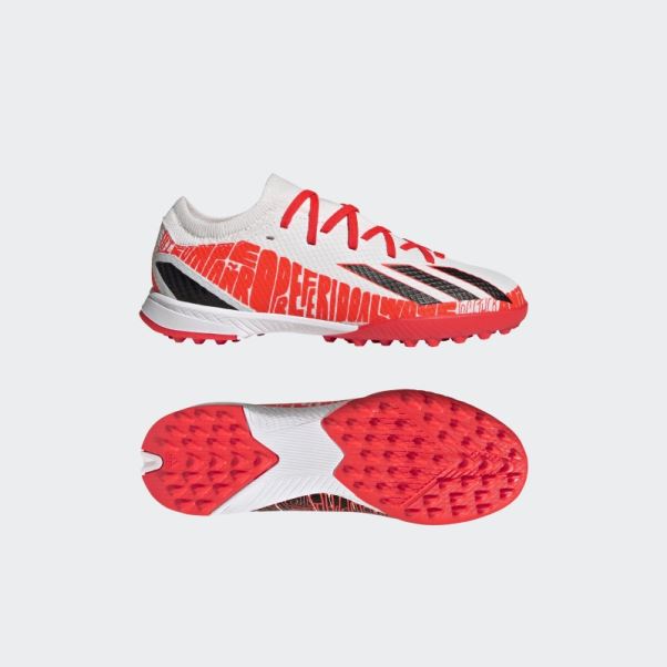 X Speedportal Messi.3 Turf Chaussures Adidas Blanc