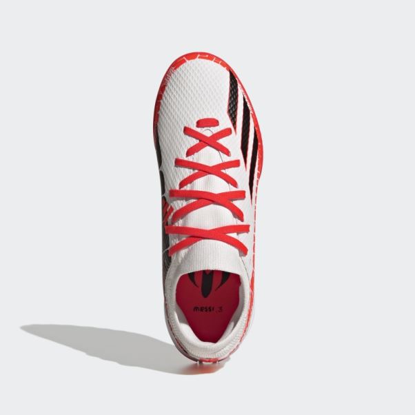 X Speedportal Messi.3 Turf Chaussures Adidas Blanc