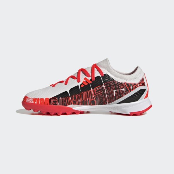 X Speedportal Messi.3 Turf Chaussures Adidas Blanc