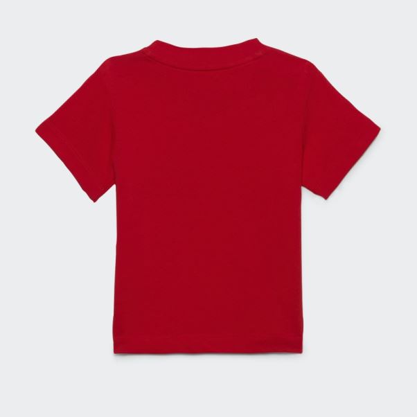 T-shirt Trèfle Adidas Rouge