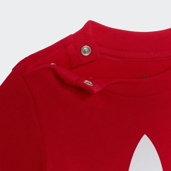 T-shirt Trèfle Adidas Rouge