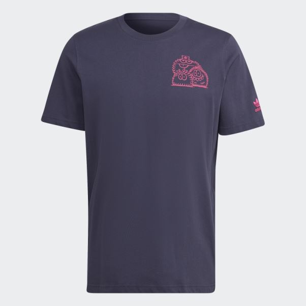 Adidas Originals X Kevin Lyons T-shirt Bleu Marine Mode
