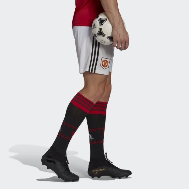 Short Adidas Manchester United 22/23 Domicile Blanc