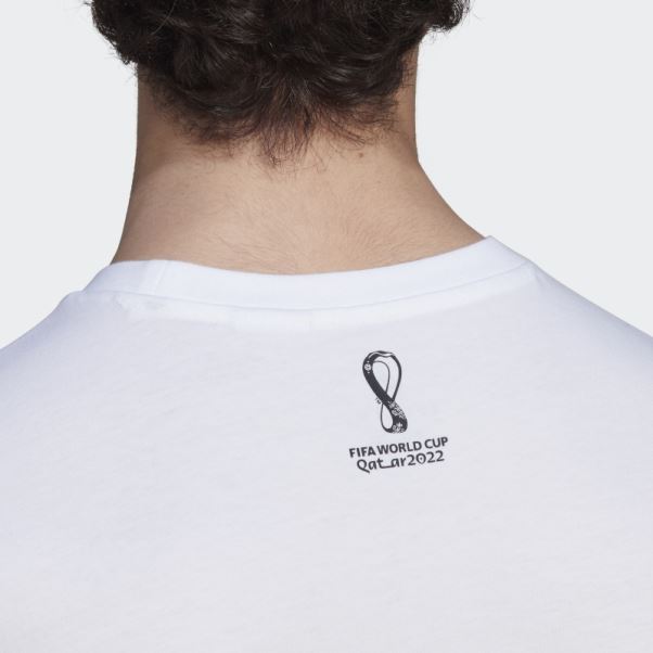 T-shirt Coupe Du Monde Fifa 2022 Espagne Blanc Adidas