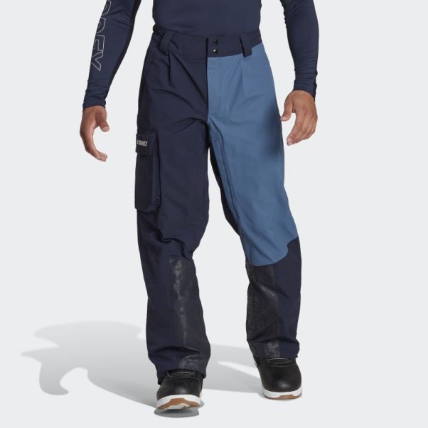 Pantalon De Neige En Nylon Post-consommation Terrex 3 Couches Encre Adidas