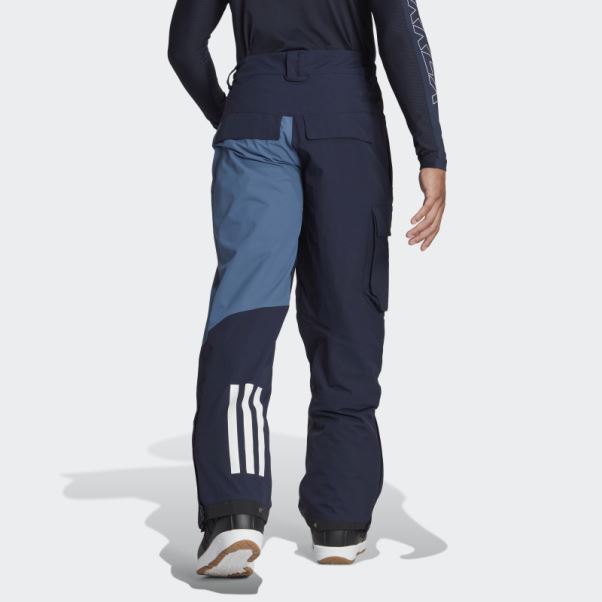 Pantalon De Neige En Nylon Post-consommation Terrex 3 Couches Encre Adidas