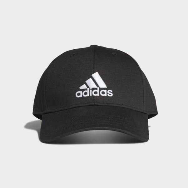 Adidas Casquette De Baseball En Coton Noir