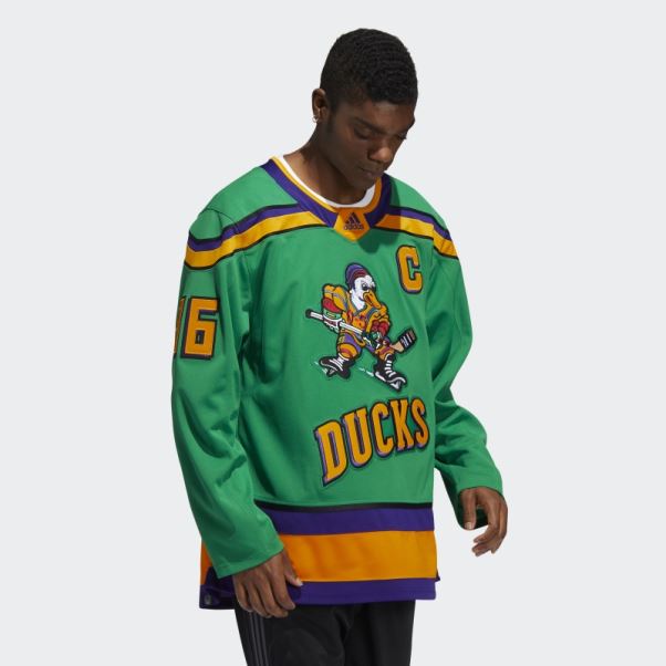 Maillot Adidas Mighty Ducks Conway Authentique Vert