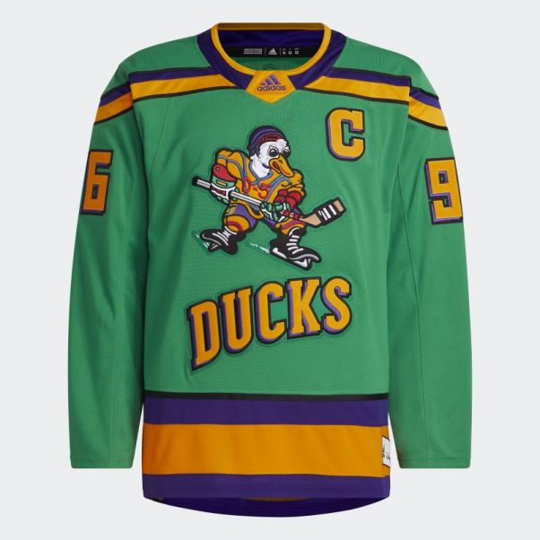 Maillot Adidas Mighty Ducks Conway Authentique Vert