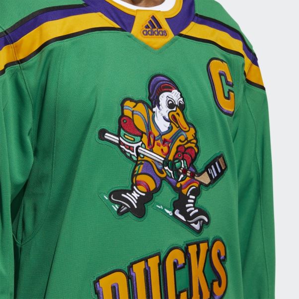 Maillot Adidas Mighty Ducks Conway Authentique Vert