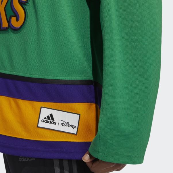 Maillot Adidas Mighty Ducks Conway Authentique Vert