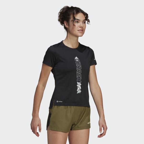 Tee Shirt Adidas Terrex Agravic Noir
