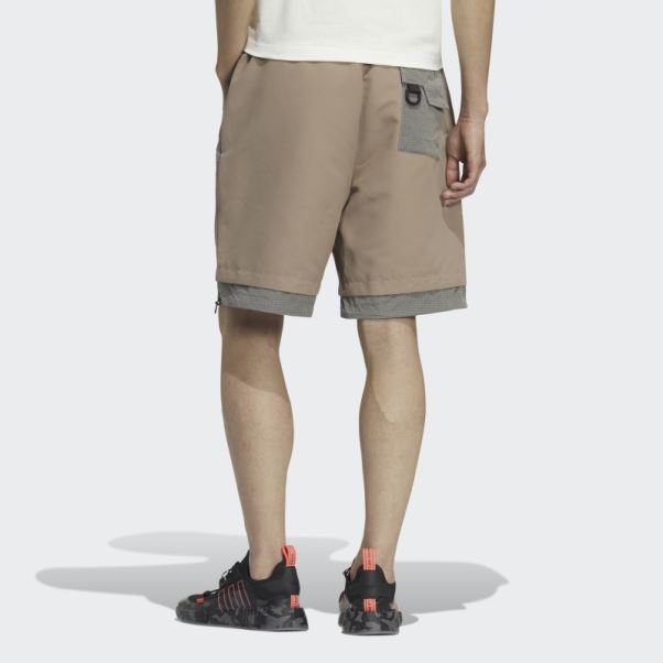 Short Adidas Marron Crayeux