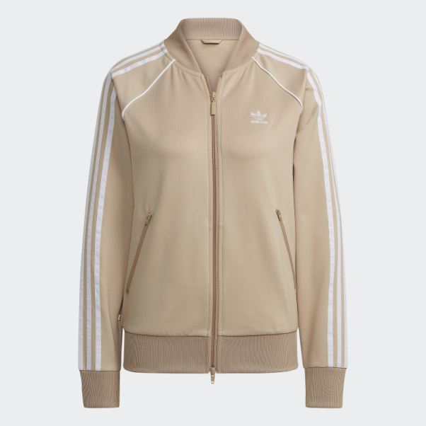 Adidas Primeblue Sst Track Top Beige