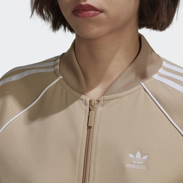 Adidas Primeblue Sst Track Top Beige