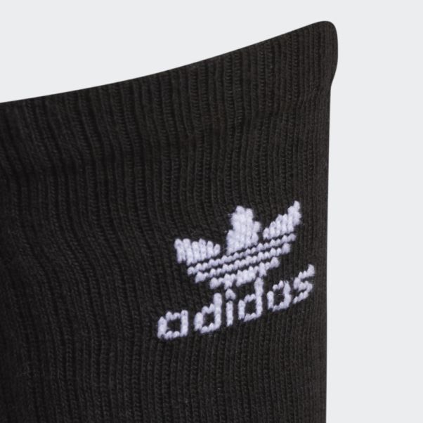 Chaussettes Adidas Trèfle Blanc Noir 6 Paires