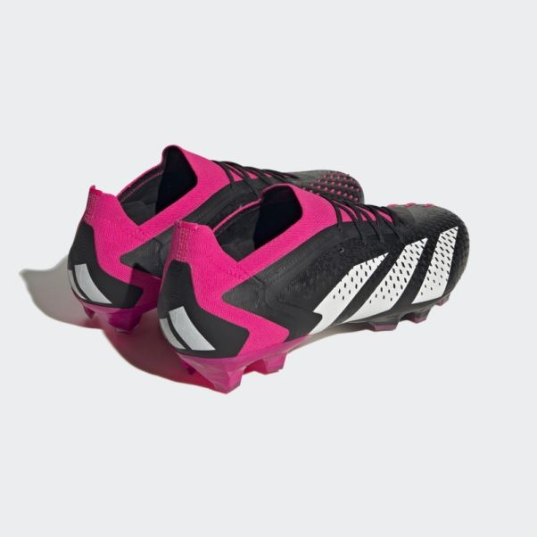 Adidas Predator Accuracy.1 Bottes Basses En Gazon Artificiel Noir