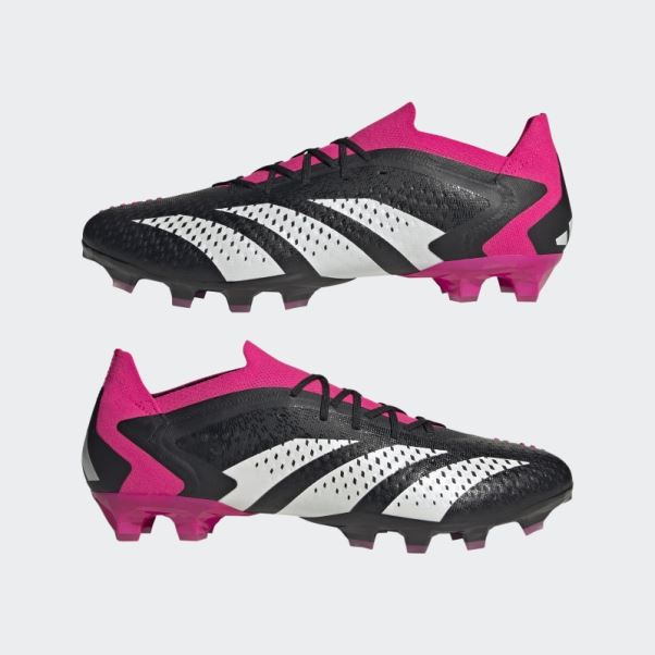 Adidas Predator Accuracy.1 Bottes Basses En Gazon Artificiel Noir