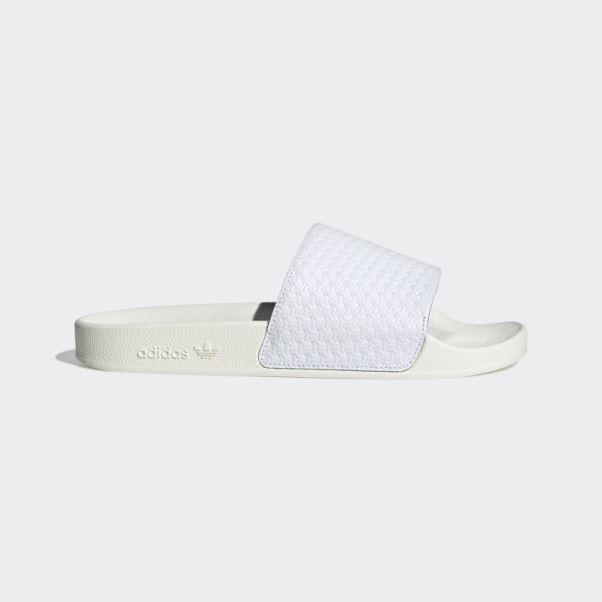 Adilette Claquettes Blanches Adidas