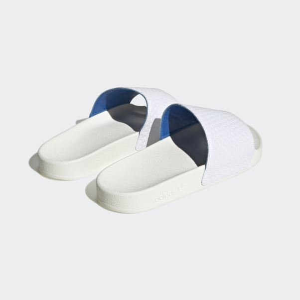 Adilette Claquettes Blanches Adidas