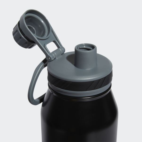 Bidon Métal Acier Noir Adidas 1l