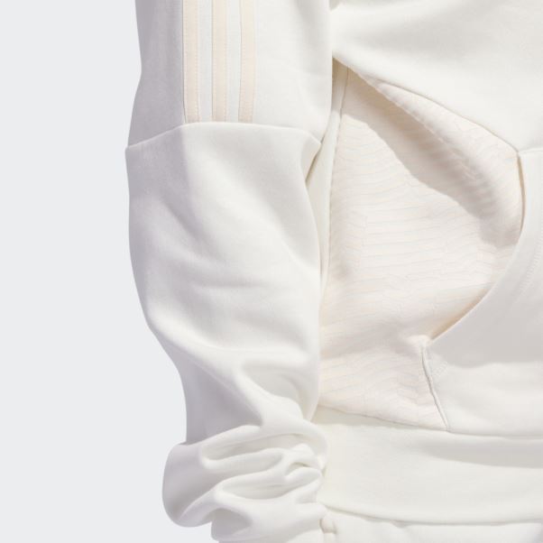 Candace Parker Sweat à Capuche Adidas Blanc